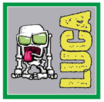 Stickers cuad. Zombies 16u Pers